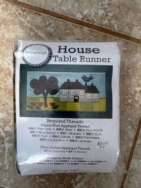 NWT…Wool Appliqué Table Runner